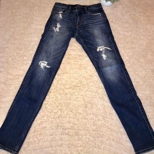 Hollister Men’s Distressed Skinny Jeans 30x32